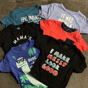 Toddler boy 18-24 month short sleeved shirts